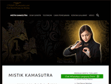 Tablet Screenshot of mistikkamasutra.com
